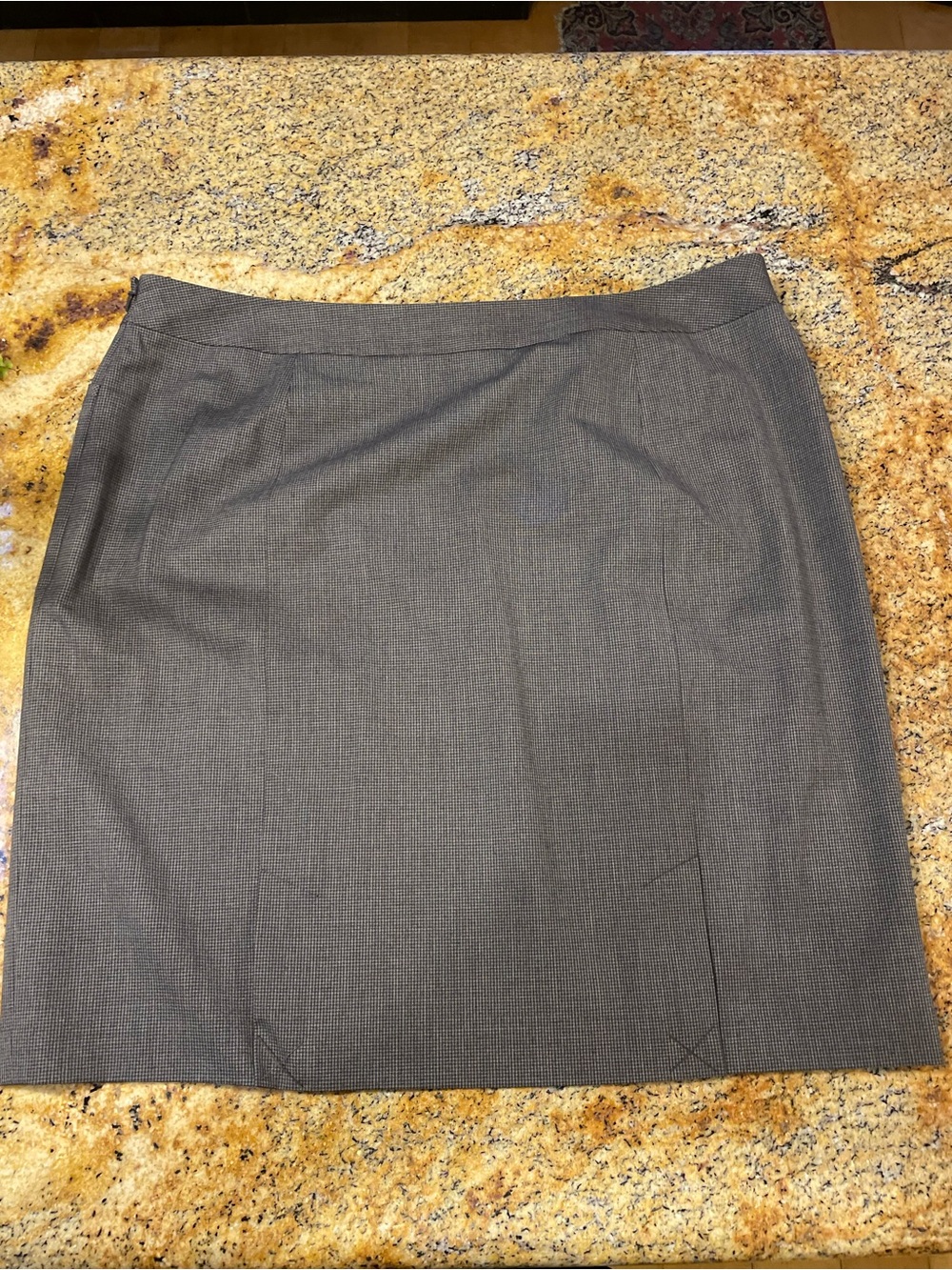 Halogen Gray Tailored Pencil Skirt
